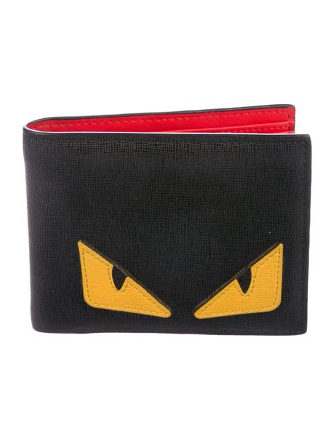 fendi face bi fold wallet